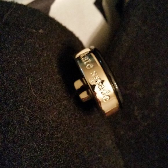 Kate Spade black cashmere wool blend coat EUC - Picture 5 of 10